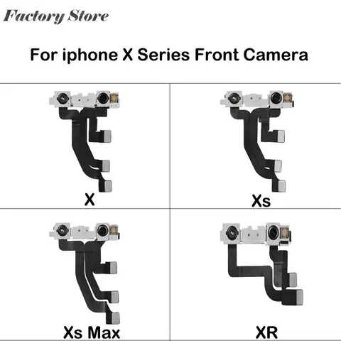 Tested Replacement Cell Phone Parts Front Facing Camera Flex For iPhone X Xs xr XR XS Max Front Facing Camera