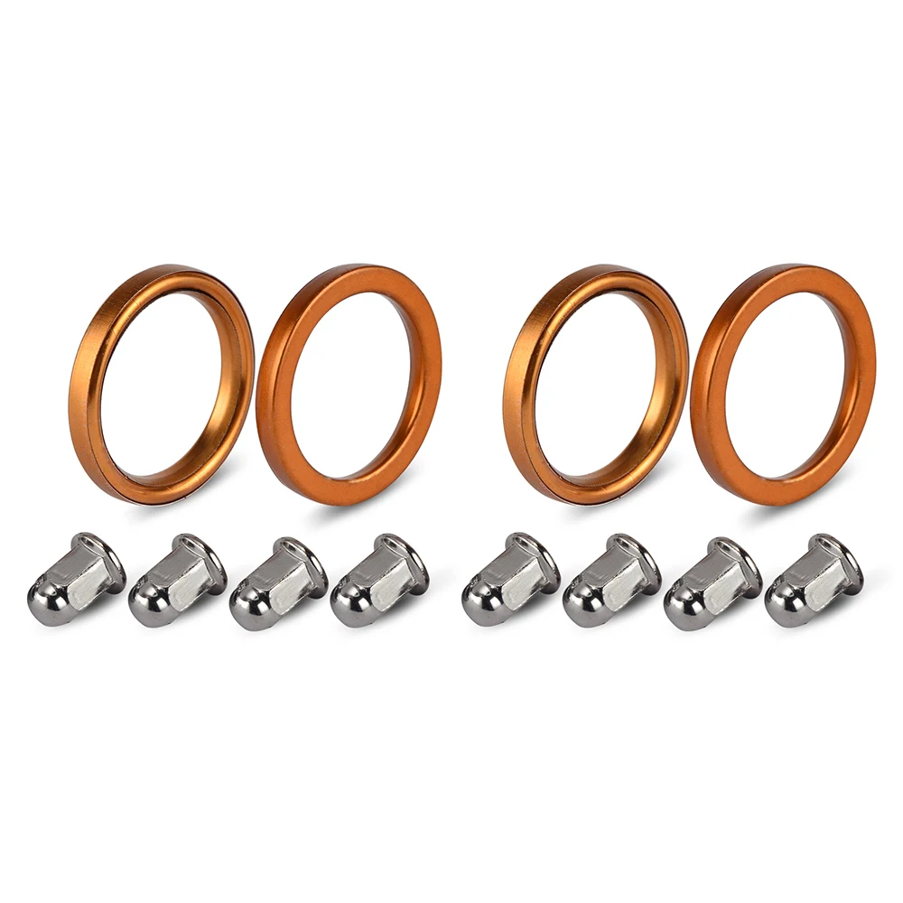 Exhaust Muffler Pipe Gasket Nut For Honda XR XL 200R 250R Nighthawk Rebel 250 Goldwing 1500 Interceptor 500 700 750 Magna view 2