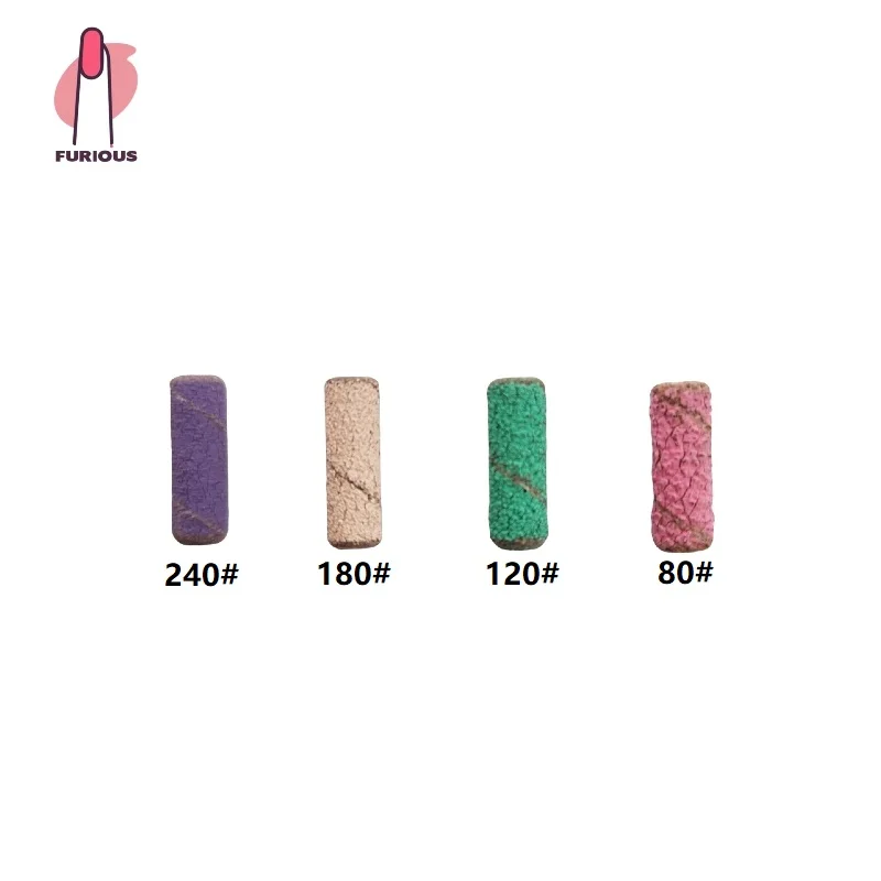 50Pcs 3mm 미니 샌딩 밴드 스테인레스 스틸 네일 드릴 비트 맨드릴 전기 매니큐어 액세서리 도구