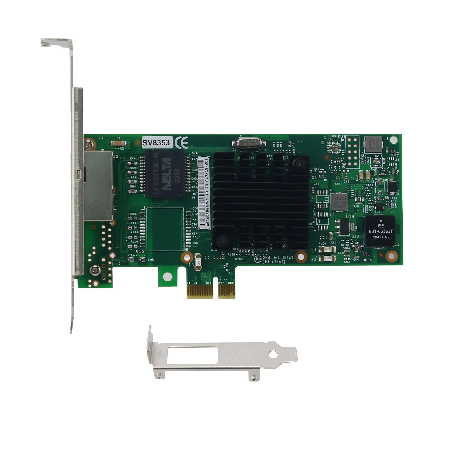 

I350-T2V2 Dual Gigabit Ethernet Controller with Intel PCIE X1 Compatibility X4/X8/X16 Bus Slots for PCIE X1 X4 X8 X16 Bus Slots