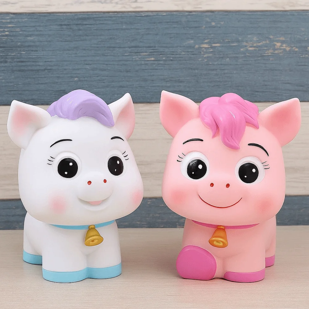 Hucha de caballo irrompible y duradera, bonita hucha de animales de la suerte, caja decorativa para ahorrar dinero para niños y niñas