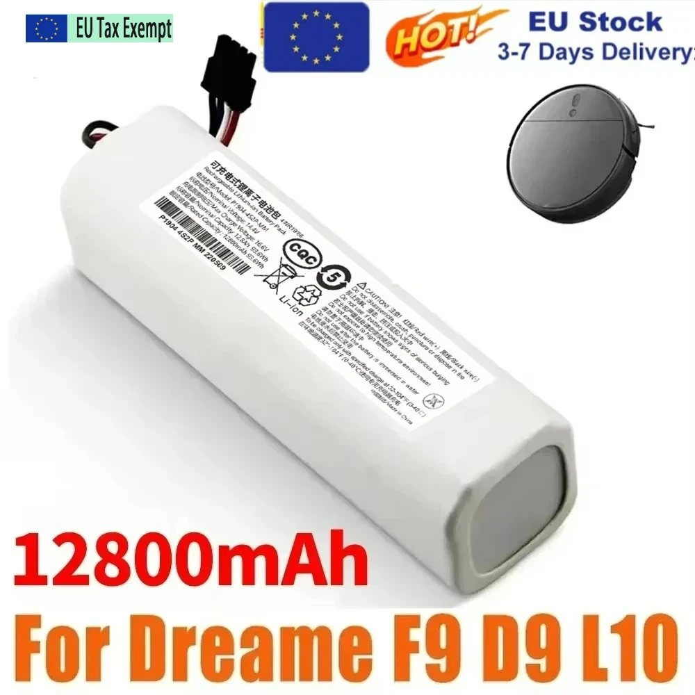 14,4V Roboterstaubsauger-Akku Kompatibel mit Xiaomi, Mijia und Dreame L10Pro L10Plus S10 P2008-4S2P-MMBK
