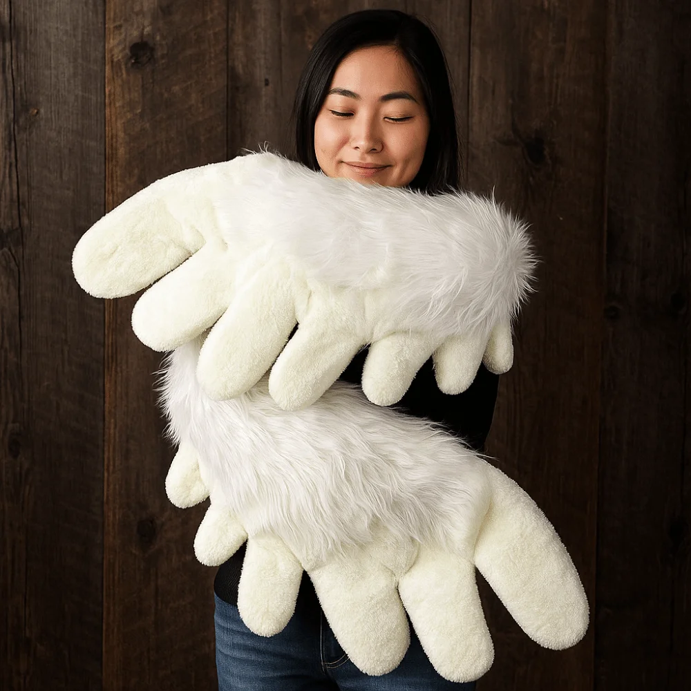 Role Play Cosplay Costume Wings Furry Party Accessories Girl Animal Wings Stage Performance Cosplay Props for Halloween Party