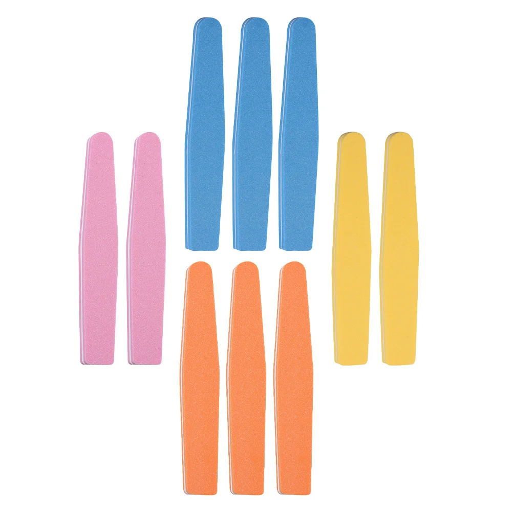 

10 шт. пилочки для ногтей, высококачественные портативные буферы для маникюра и педикюра, салонные бытовые инструменты для формирования ногтей, полировки, обрезки, пилочки