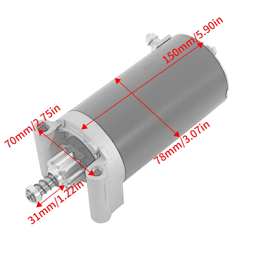 Electrical Starter Motor For LX425 LX468 GT2100 GT2200 GT2300 TITAN Z4800 TimeCutter Z4202 Z5020 Mower Kohler 20HP 23HP 25HP