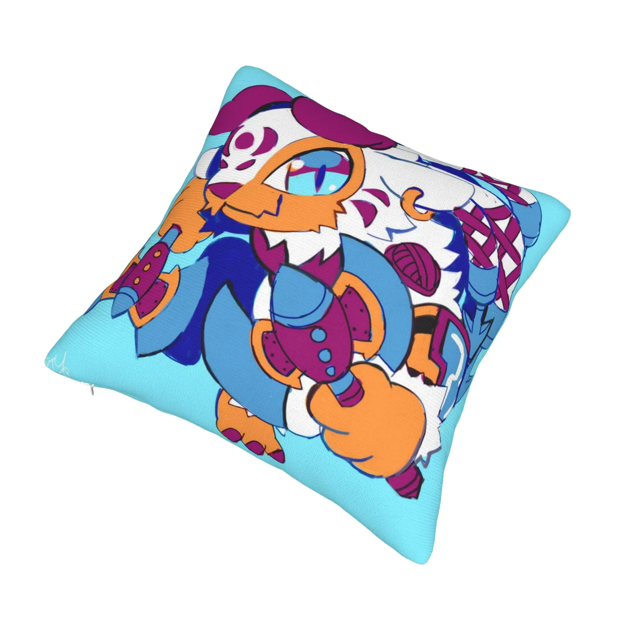 Modern Digimones Adventure Anime Cushion Cover for Sofa Soft  Pillow Case Decoration