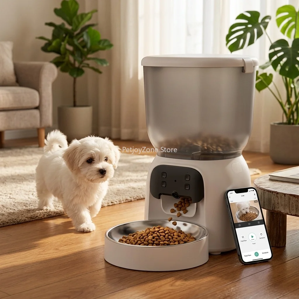 Smart Automatic Cat & Dog Pet Feeder Dispenser Multi-Function Healthy Timed Ration Moisture Protection Pet Bowls & Feeders