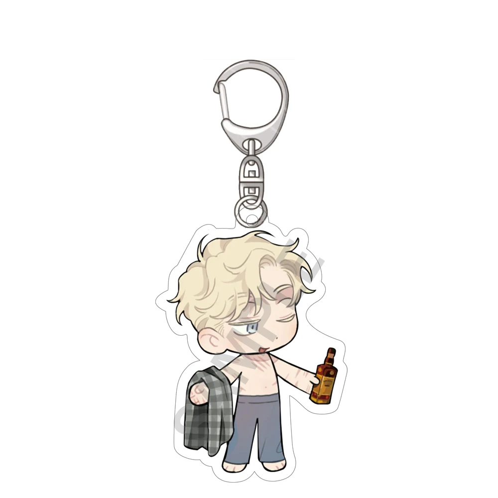 New Korean Cartoon BL Manga Anime Roses and Champagne Acrylic Stand Keychains Figure Standing Desktop Display Fans Collection