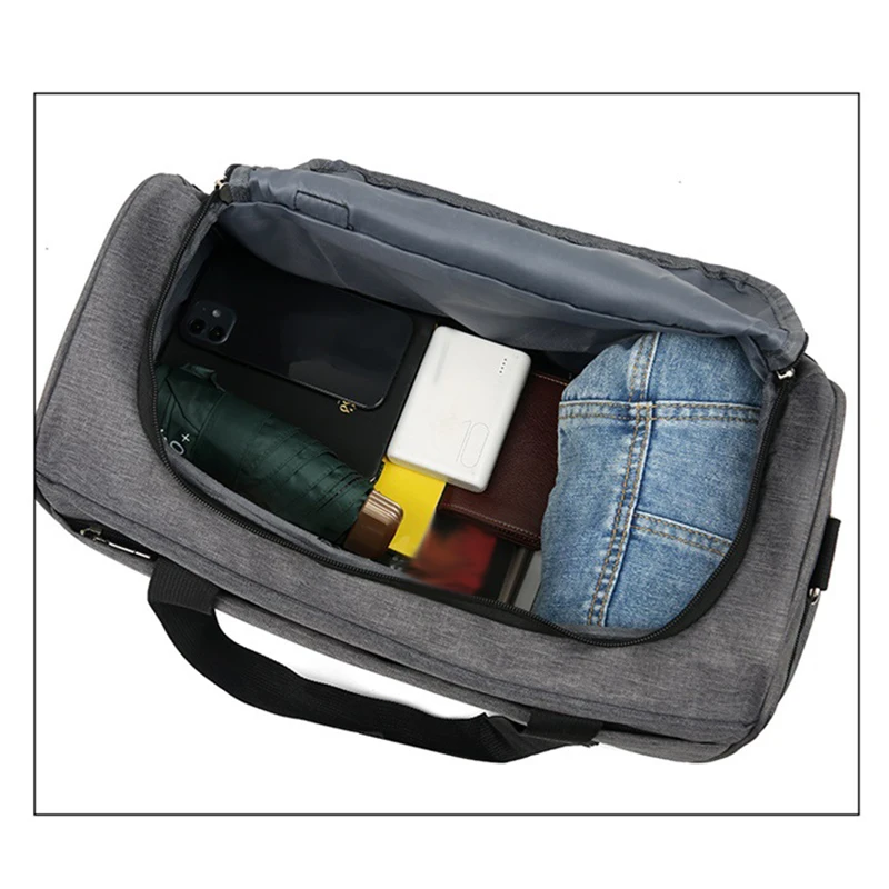 Bolsa de viaje de negocios, equipaje de embarque, gran capacidad, bolsa deportiva y de Fitness, viaje de negocios corto, bolsa de gimnasio para ejercicio