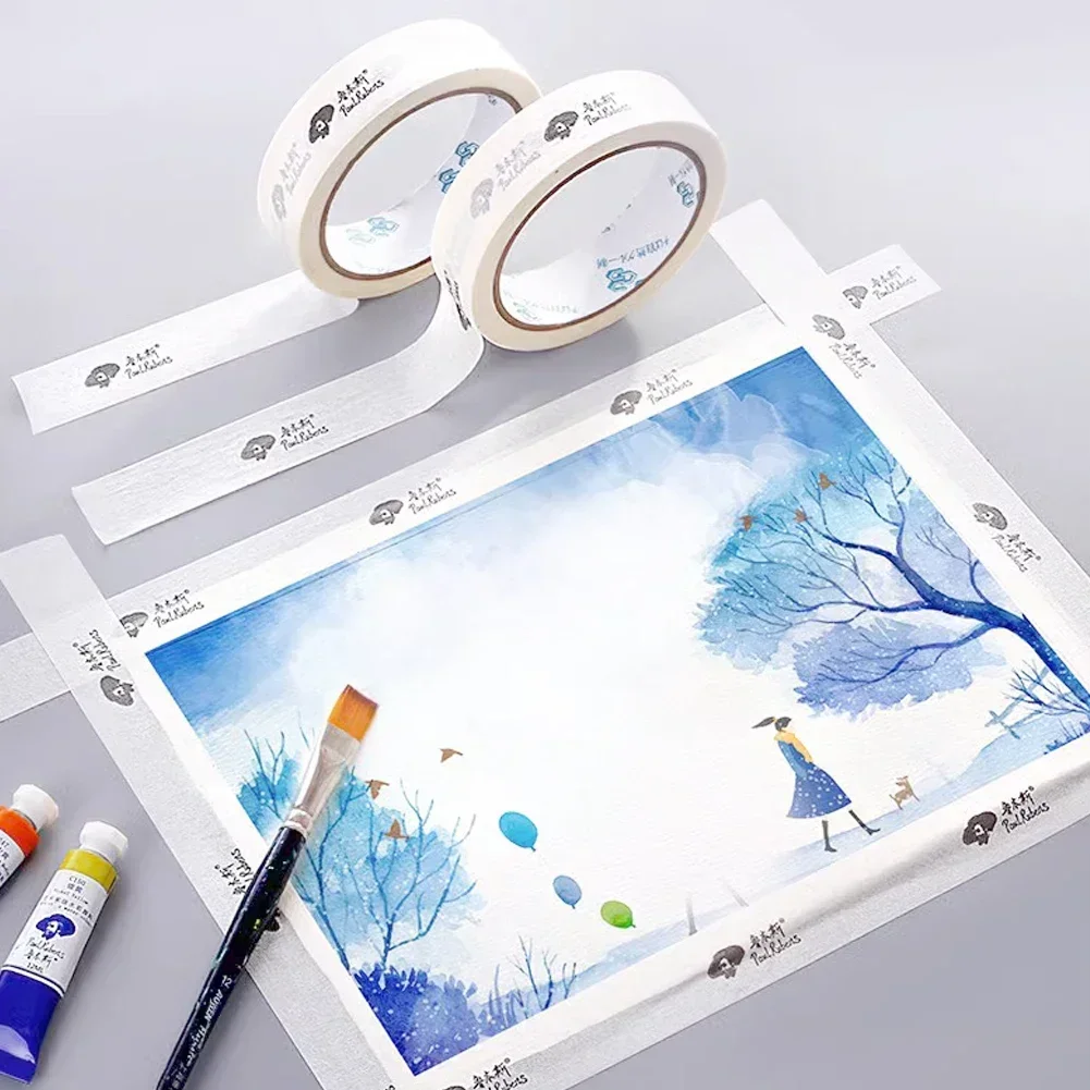 Paper Fixation Masking Tape Sketch Watercolor Painting Oil Painting Artist Washi Tape Sketch Fixation Sticky Traceless Tapes