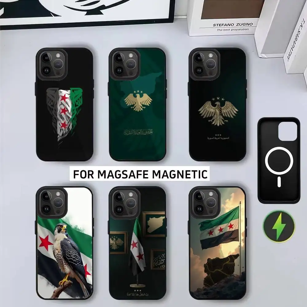 

F-FREE ART S-SYRIA F-FLAY Phone Case For iPhone17,16,15,14,13,12,11 Plus,Pro Magnetic For Magsafe Wireless Charging