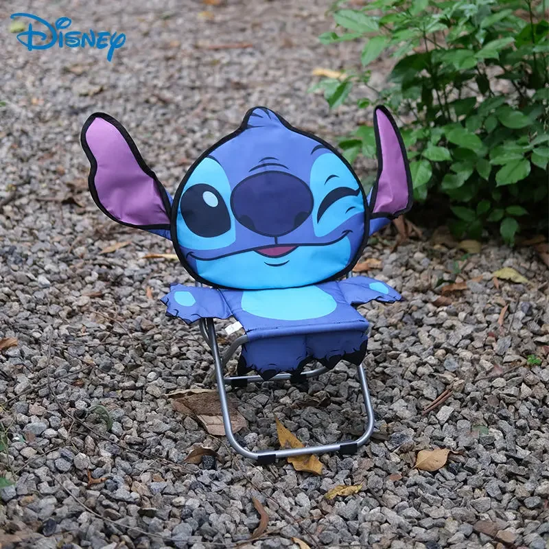 Disney Stitch Lotso obcy dzieci nowy amerykański uroczy kreskówka wzór wielofunkcyjny piknik na świeżym powietrzu przenośne krzesło składane