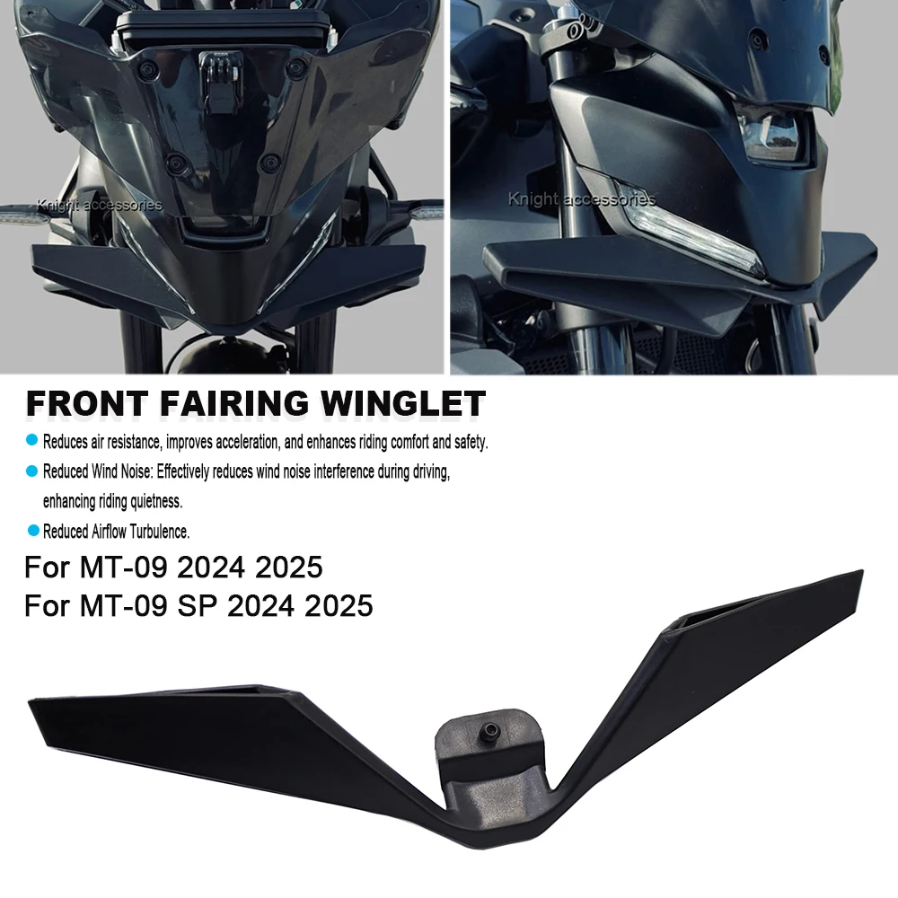 

Передний обтекатель мотоцикла для MT09 MT-09 SP MT 09 mt09 2024 2025, передний обтекатель, аэродинамическая крышка крыла MT09 2025