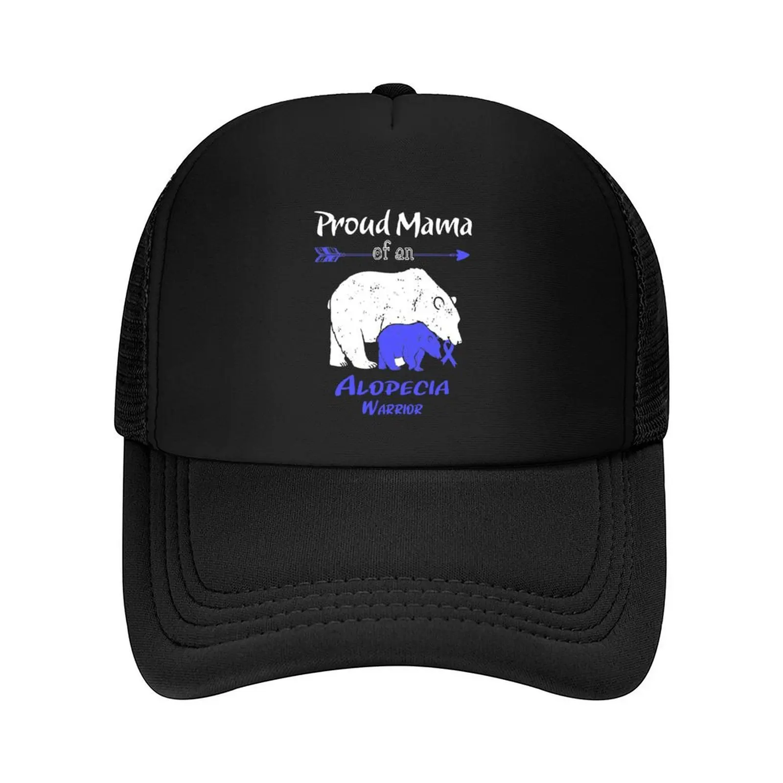 

Proud Mama Bear Of An Alopecia Warrior Gifts Baseball Cap Sun Hat For Children hiking hat sun hat Brand Man cap For Women Men's