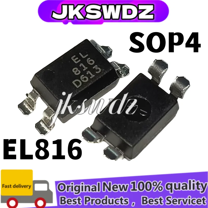 

10PCS NEW EL816S EL816 L816 Optocoupler L816B patch SOP4
