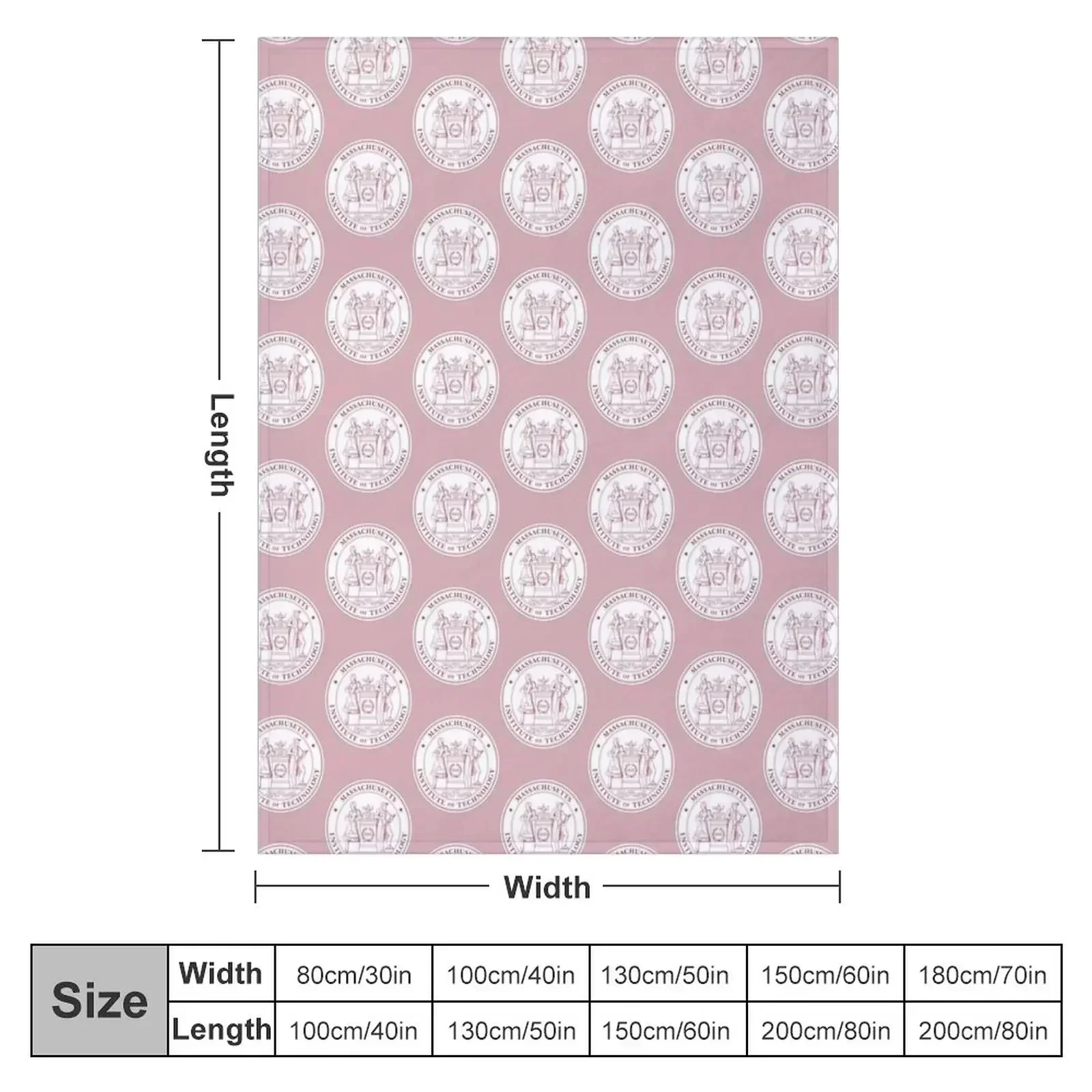 Massachusetts Tech Throw Blanket Travel Kid'S Soft Plush Plaid Winter beds Blankets