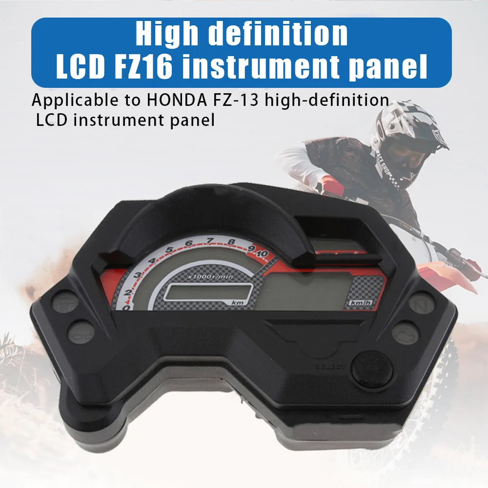 Compteur de vitesse numérique universel pour moto, indicateur électronique, écran LCD, compteur de vitesse pour Yamaha FZ16 FZ, 16 pièces