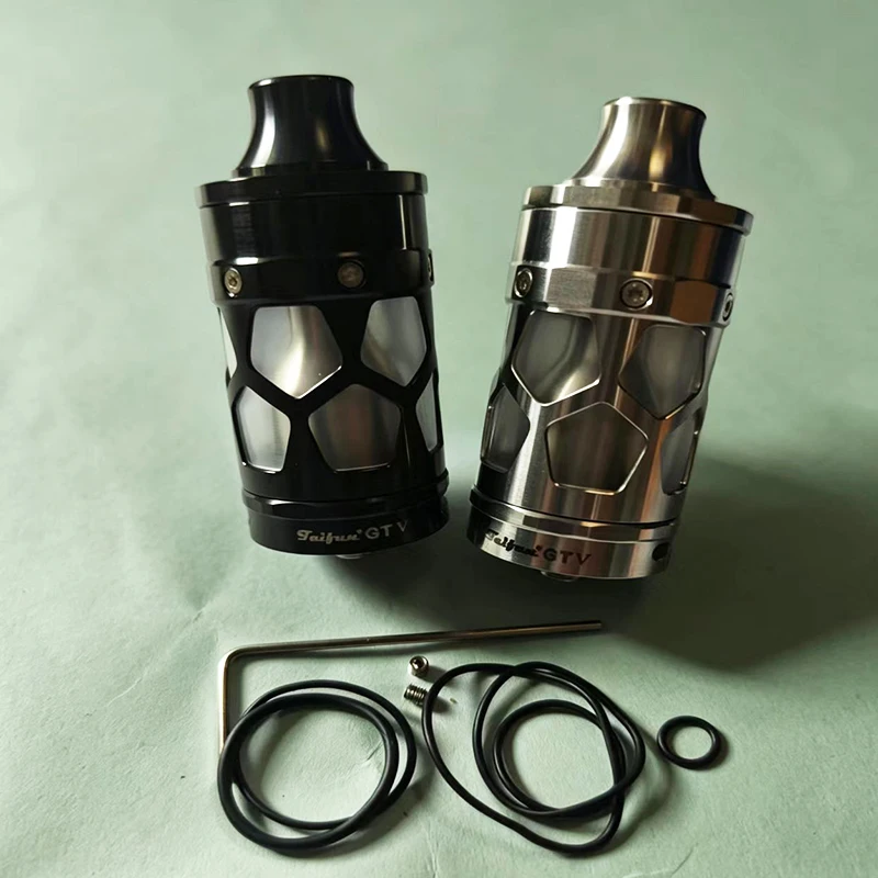 YFTK Taifun GT5 RTA 316SSS 25mm Typhoon GTV Style 6ml Atomizer Tank Replacement  vs Taifun gtr gt4 GT6 pare Parts - view 3