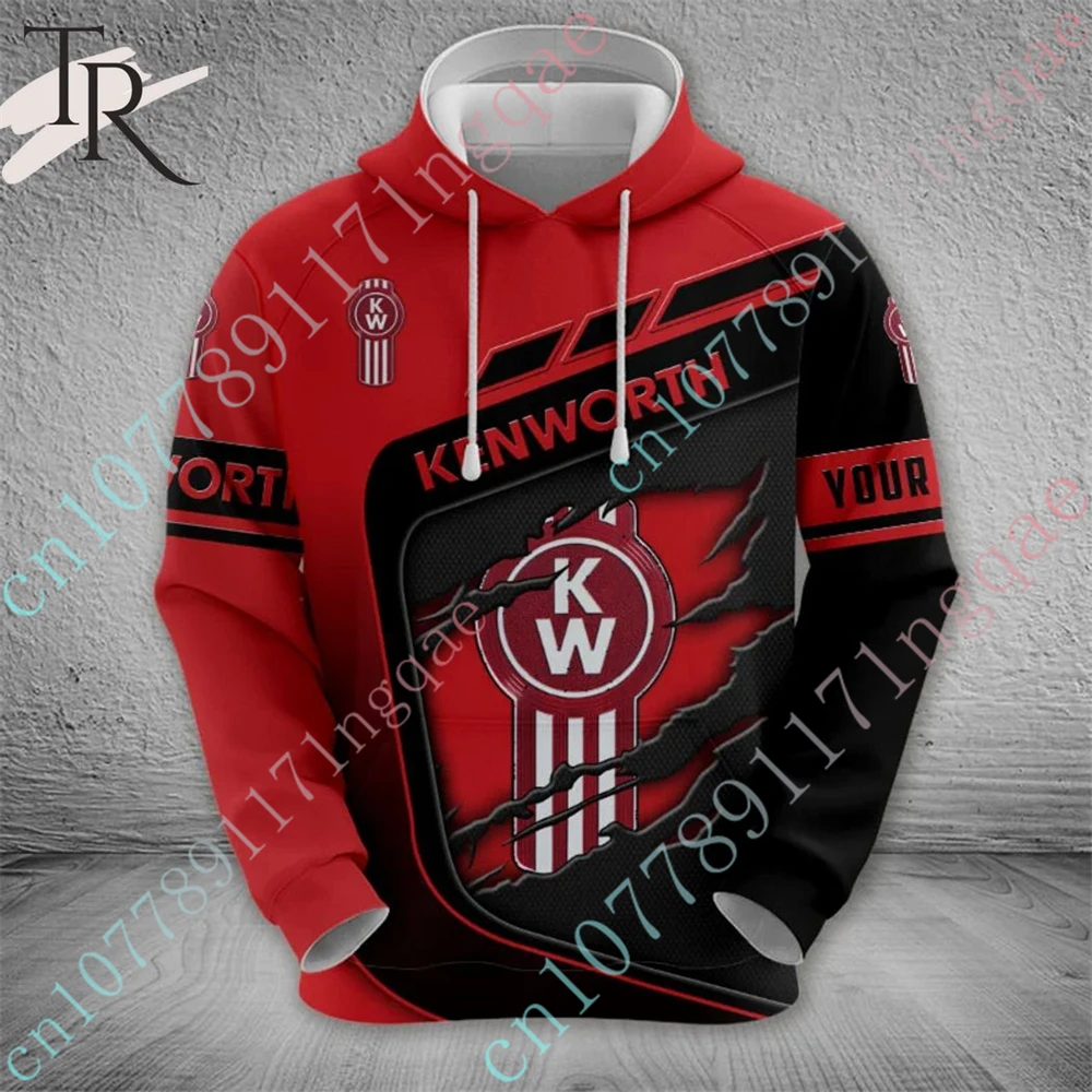 

Kenworth Sweatshirt Harajuku Pullover Top Anime Hoodies For Men Women Casual Oversize Zip Hoodies Unisex Clothing Custom Logo
