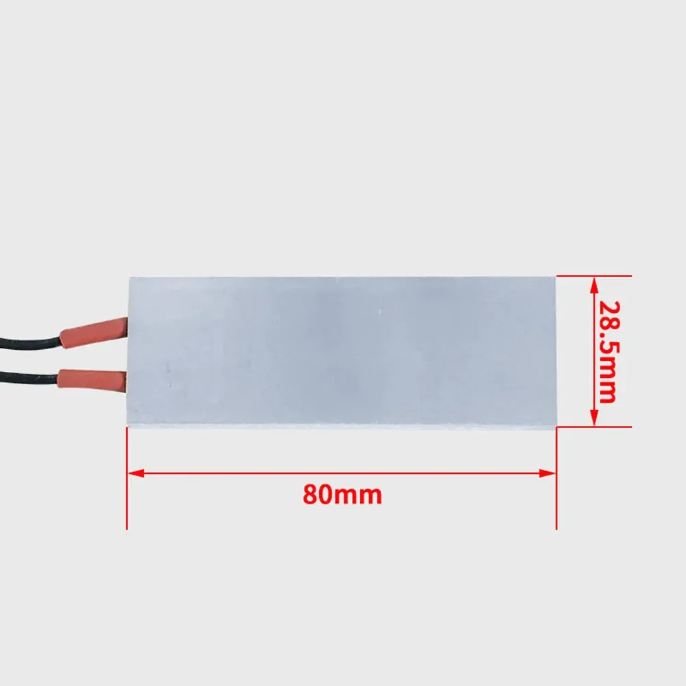 Imagem -04 - Aquecedor Elétrico Ptc Sensor de Aquecimento Termostato Constante Caixa de Alumínio 12v 24v 36v 48v 110v e 220v