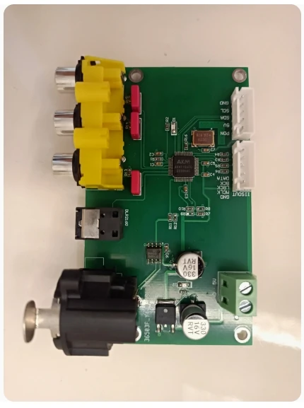 Ak4118 to I2S with control panel