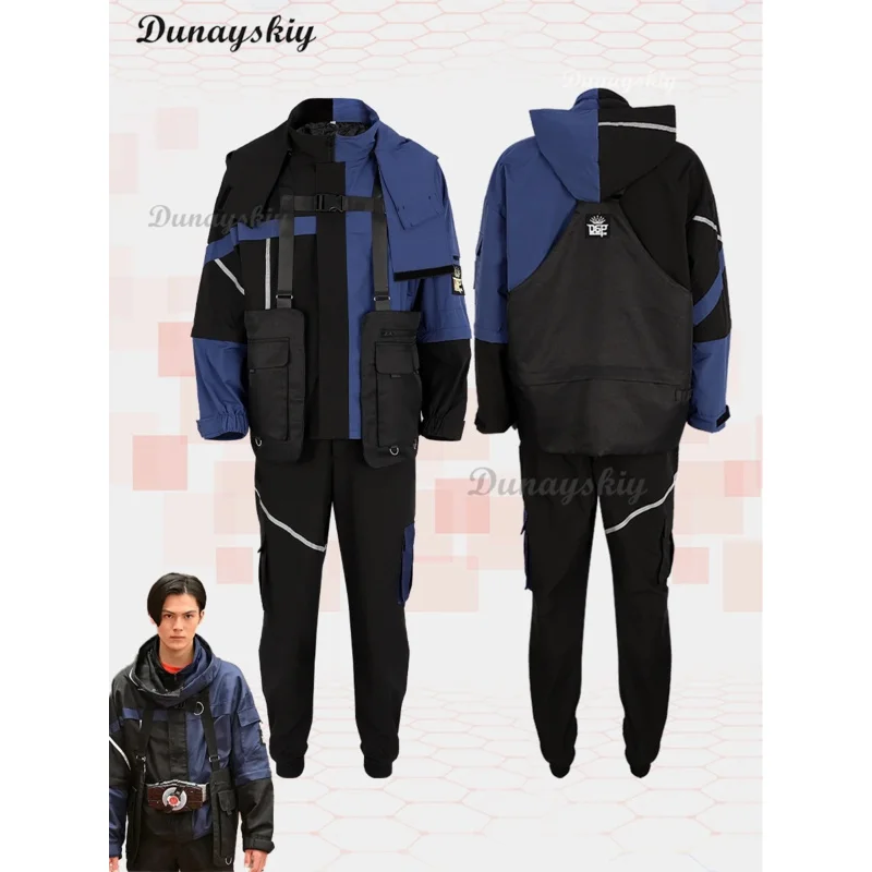 

Ukiyo Esu Kamen Rider Geats Косплей Костюм Одежда Униформа Косплей Сменная куртка Командная форма Хэллоуин Вечеринка Женщина Мужчина