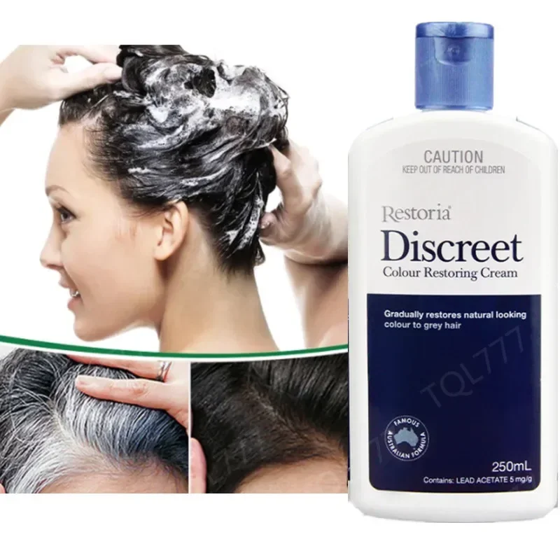 

Original Restoria Discreet Colour Restoring Cream Lotion Hair Care 250ml Reduce Grey Hair for Men and Women Hair Treatments