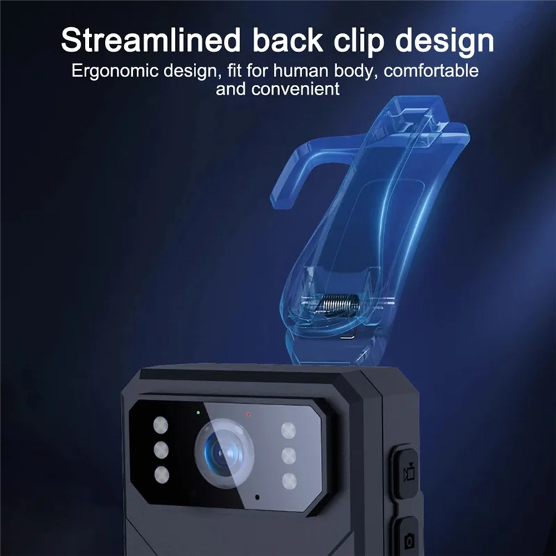 2K/4K/1080P كاميرا رقمية صغيرة الرياضة DV DVR كاميرا الجسم مسجل فيديو موقع إنفاذ مسجل الأشعة تحت الحمراء للرؤية الليلية