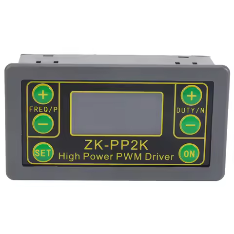 ZK-PP2K PWM DC 3.3-30V 12V 24V Motor Speed Controller Regulator 8A 150W Adjustable LED Dimmer Pulse Frequency Duty Ratio