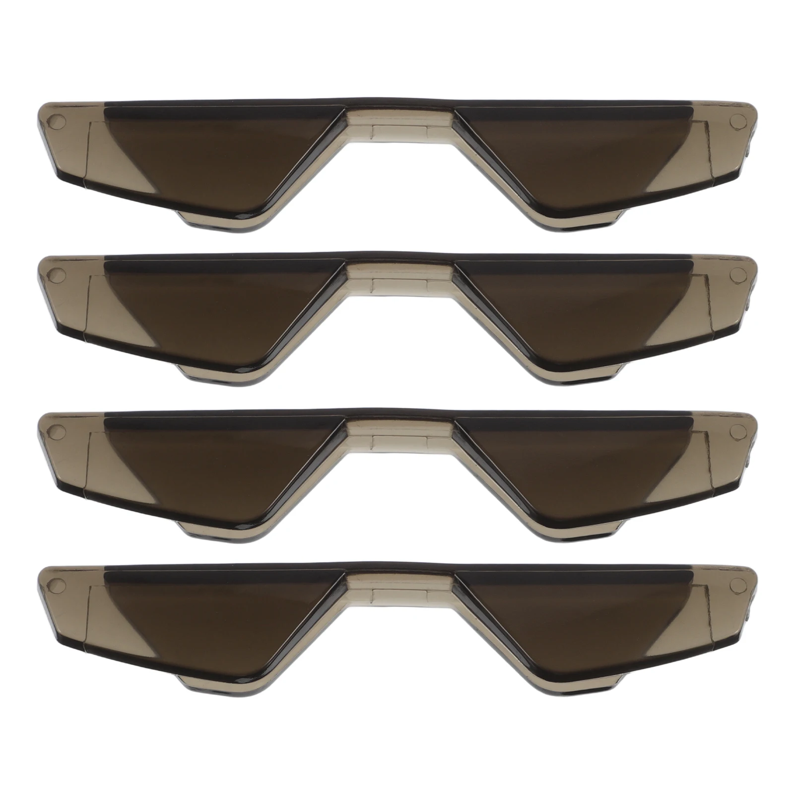 

4 Pcs Car Protector Edge Guards Anti Collision Transparent Corner Bumper Strip Wear Resistant High Temperature Durable Self