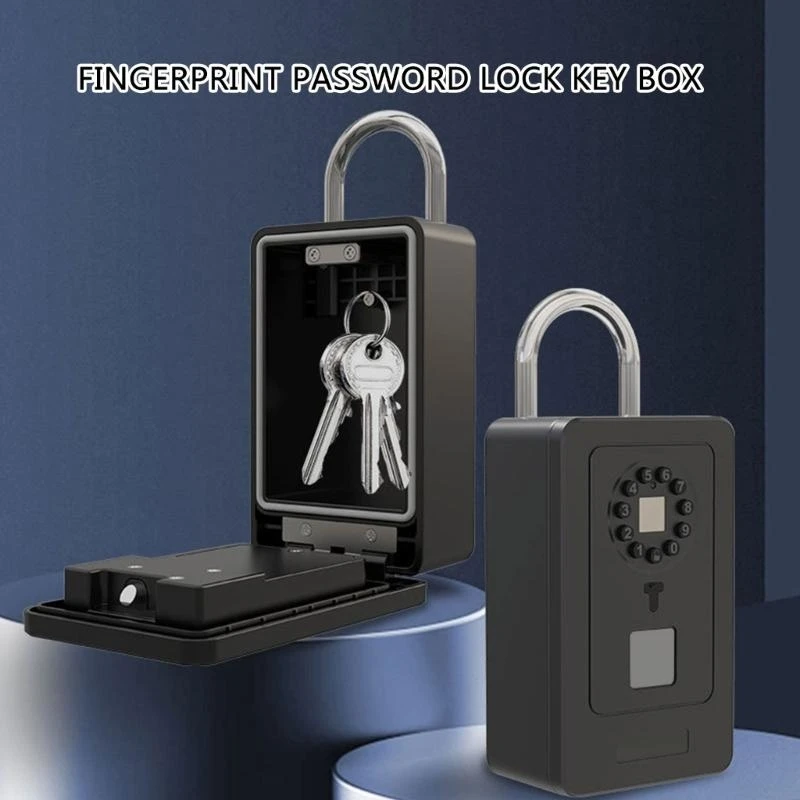 R1WD Wireless Holder Box Fingerprint Secure Storage Box Intelligent Box for Easy Access in Homes & Offices