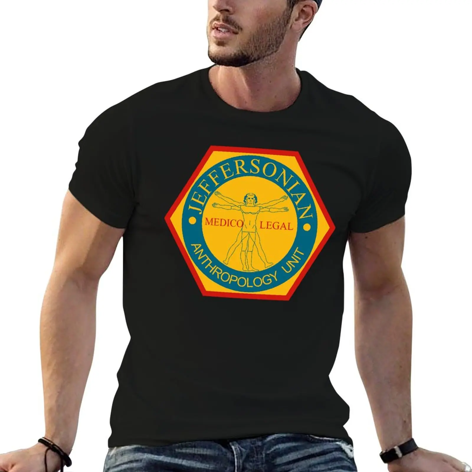 

Jeffersonian Logo- Bones TV Show T-Shirt t shirt personalised anime t shirts oversize t shirt man designer T-shirt