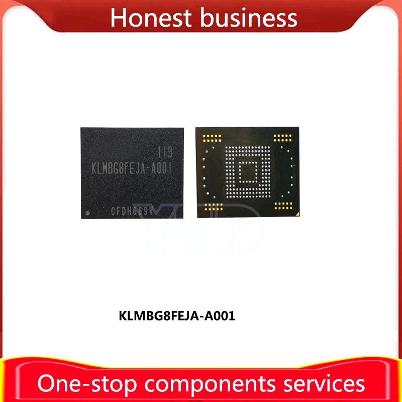 1 Piece KLMBG8FEJA-A001 100% Quality EMMC 32G BGA169 Chip Mobile Phone Hard Disk Memory Computer Storage KLMBG8FEJA 32GB