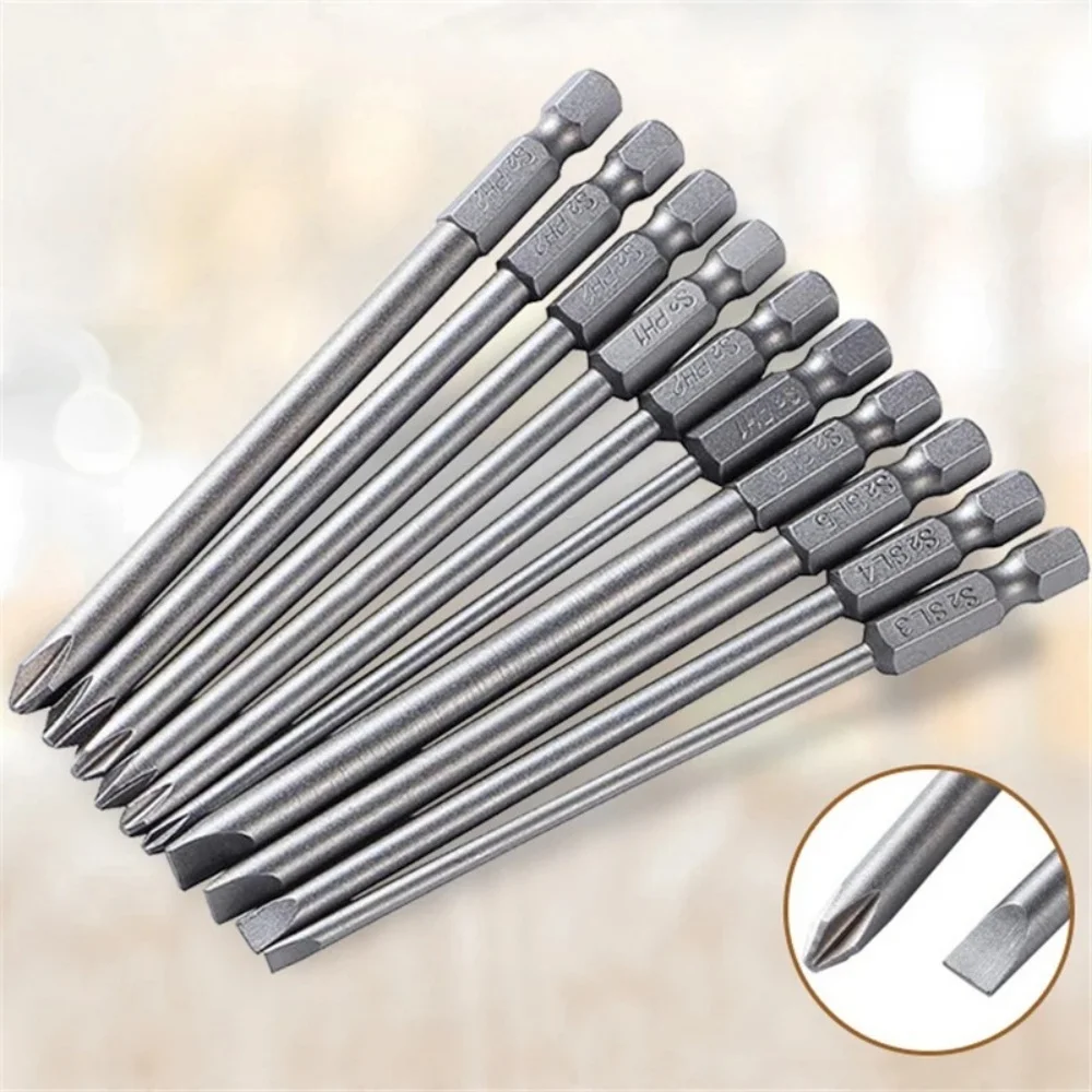 

Magnetic Screwdriver Set Batch Head Steel Slotted Phillips Screw Driver Bits Car Repair Electric Drill Power Tool Accessories