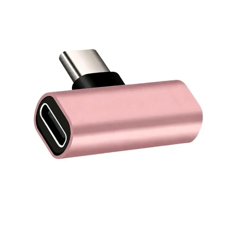 31BA Compactly USB C Music and Charging Adapter with L-Shaped Connection, on Travel Music Use