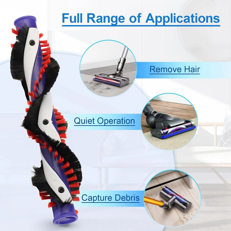 Zamiennik głównego szczotka rolkowa odkurzacza Dyson DC35 DC44 DC45 DC43 wymiana szczotka rolkowa szczotką do czyszczenia