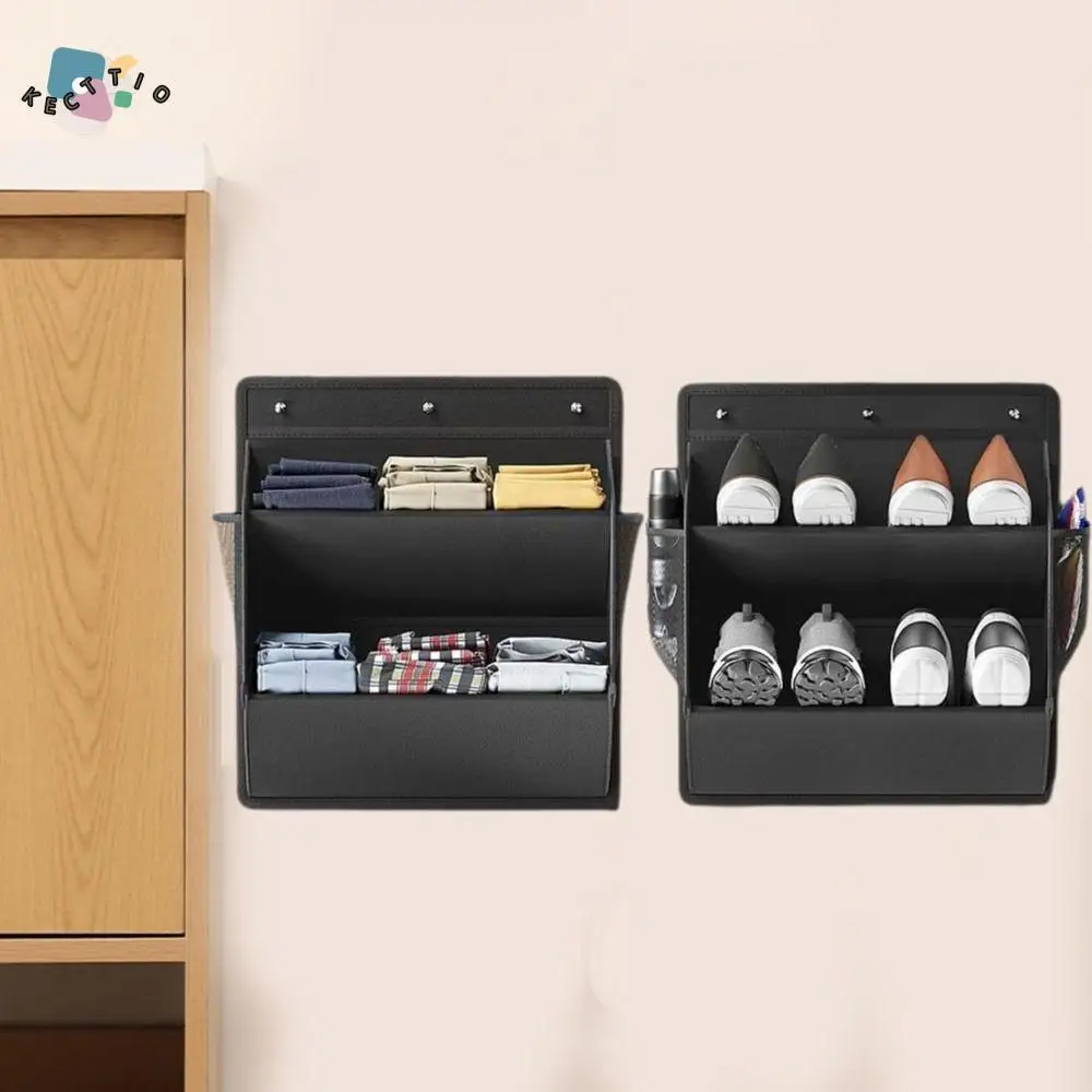 

Large Capacity Hanging Shoe Storage Bag Anti-Scratch Saving Space Wall-Mounted Shoe Rack with Large Deep Pockets Shoe Holder