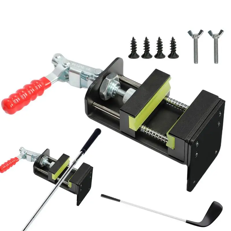 

Golf Club Regrip Vise Tool Professional Golf Club Gripping Station Quick Shaft Clamp Grip Remover Golf Club Shaft Clamp