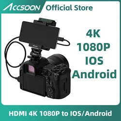 ACCSOON SEEMO HDMI Video transmission by Cable Capture Card 1080P60 camera HDMI Video Recording for iPhone iPad Live-Streaming