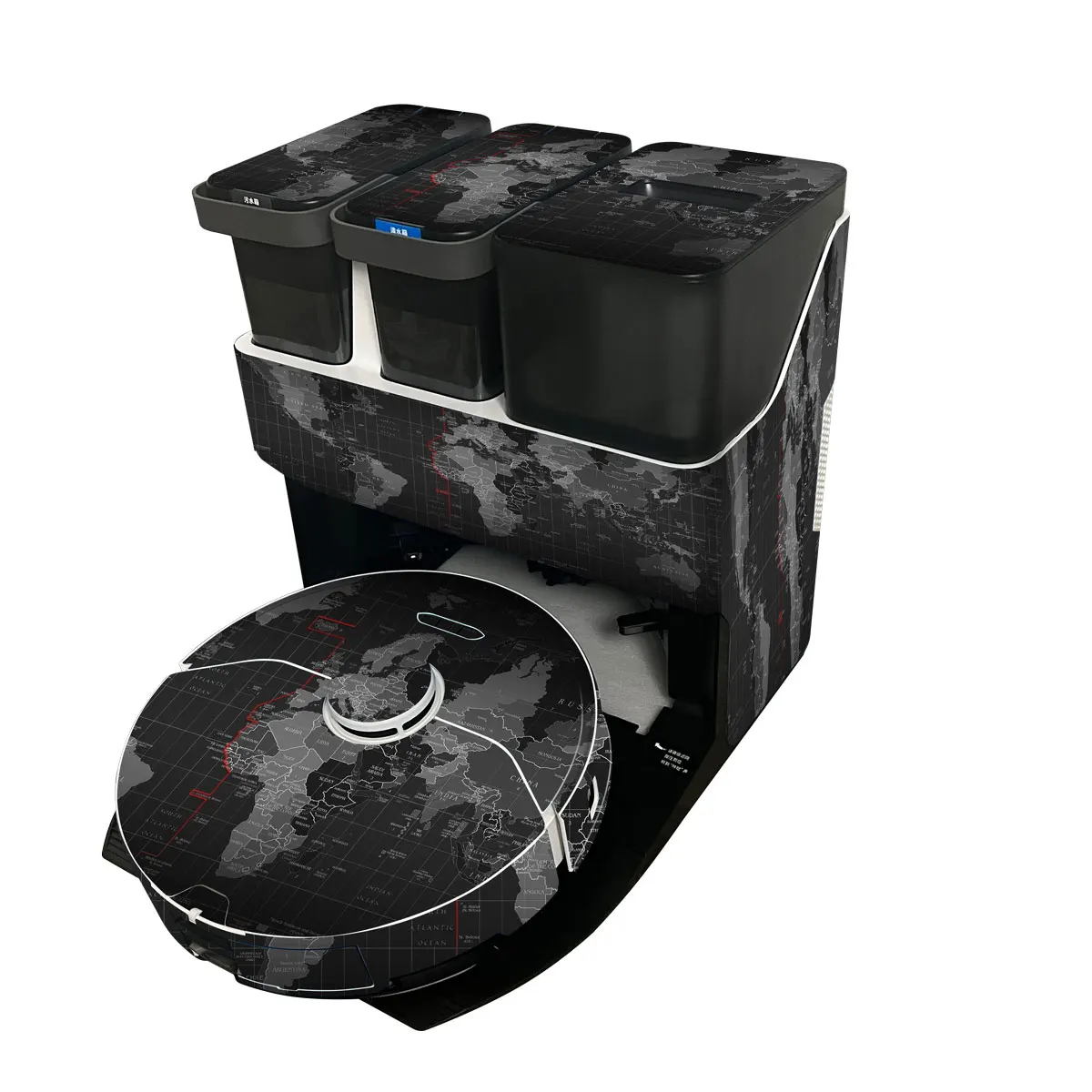 Filme adesivo bonito dos desenhos animados para roborock s7 pro ultra robô aspirador de pó peças acessórios