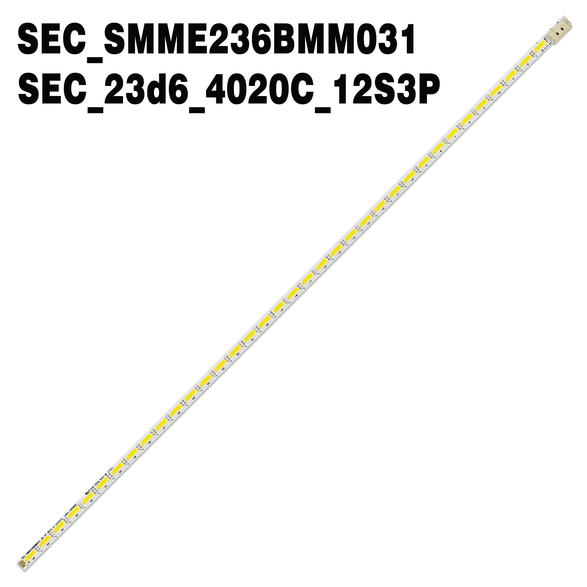شريط LED 36 مصباح M2LE-236SM0-R2 S24E390HL LS24E390 T24D590EX LC24F390 SEC_23d6_4020C_12S3P_V22015 BN61-13401A LS24E391 T24D391EX