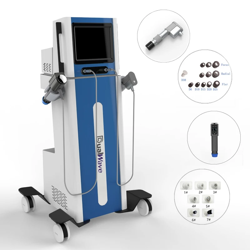 Профессиональная двухволновая машина для лечения ЭД 2 в 1, снимает боль, физиотерапия, физиотерапия, ударно-волновая машина