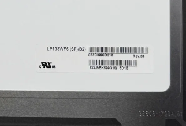 

LP133WF6-SPB2 13.3'' Laptop LCD Touch Screen Display Panel For Toshiba X30-E 1920×1080 EDP 40 Pins