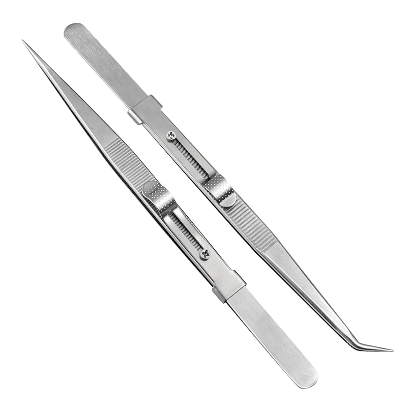 Professional stainless steel high quality jewelry tweezers for DIY diamond gem jewelry Jeweler's jewelry making tools image 6