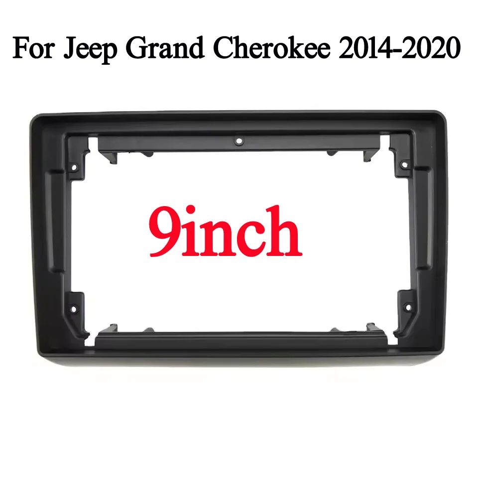 

9-дюймовый двойной Din Android автомобильный радиоприемник стерео мультимедийный плеер головное устройство рамка комплект для JEEP GRAND CHEROKEE 2014-2017