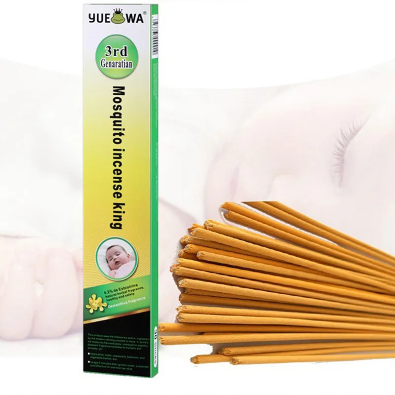 Incenso mosquito orgânico não tóxico repelente de mosquito incenso vara acampamento essentials anti mosquito incenso mata mosquito 기