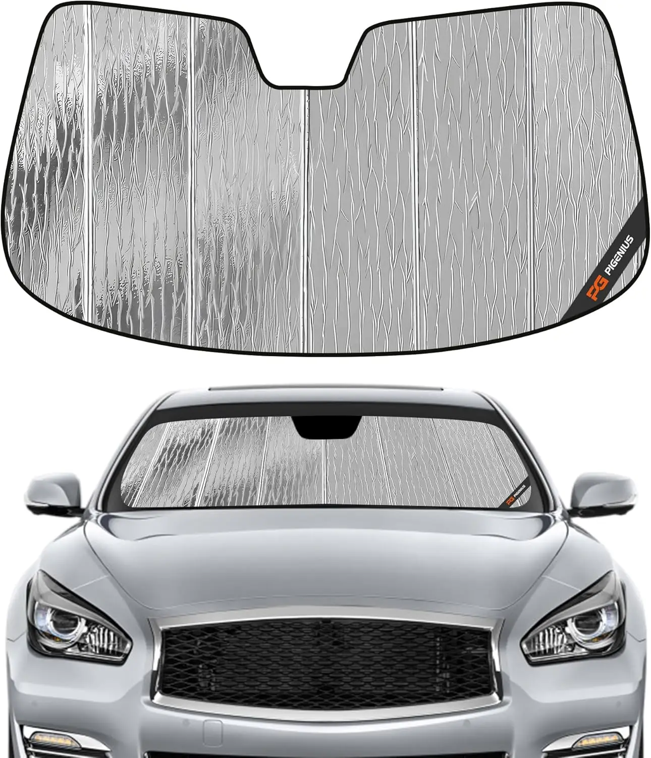 

Windshield Sun Shade for Infiniti Q70 2014-2019 - Q70L 2015-2019