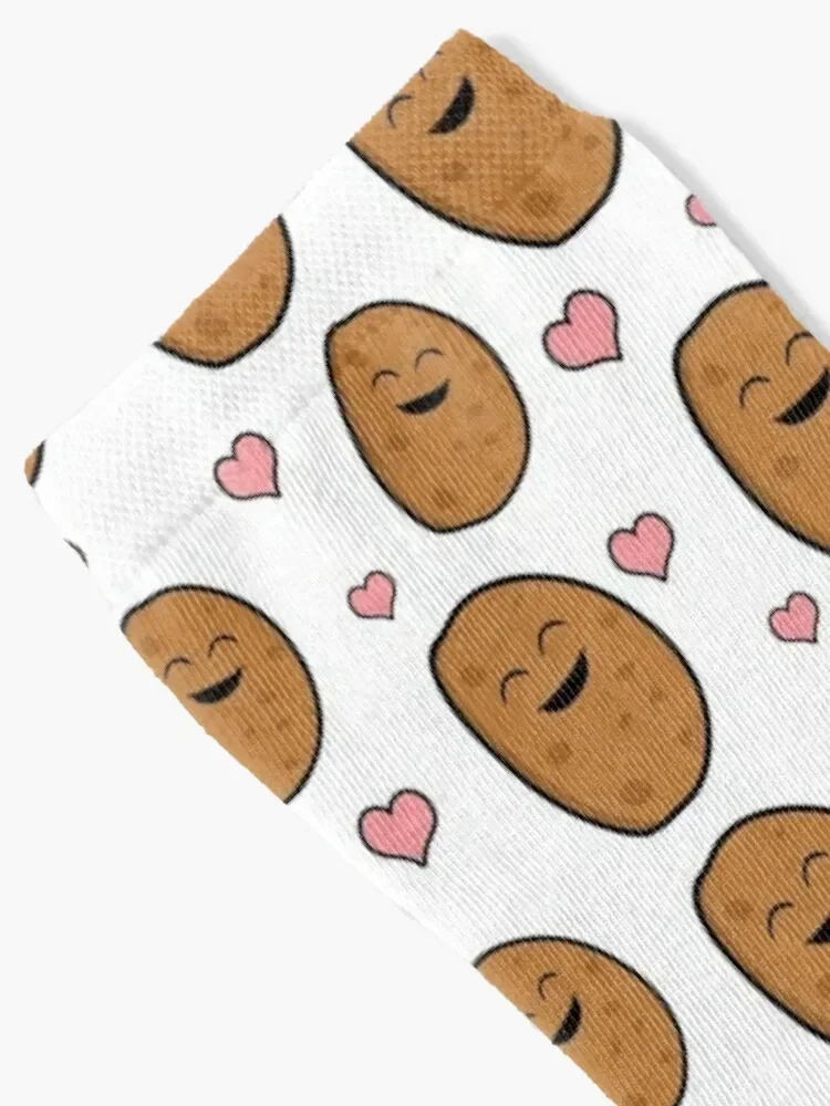 Potatoes And Hearts - funny potato gift Socks Children's compression Male Socks Women's