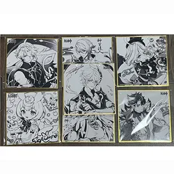 Unofficial Genshin Impact Merch Color Board Alhaitham Furina Ayato Sigewinne Wriothesley Yae Miko Tartaglia (Not Official)