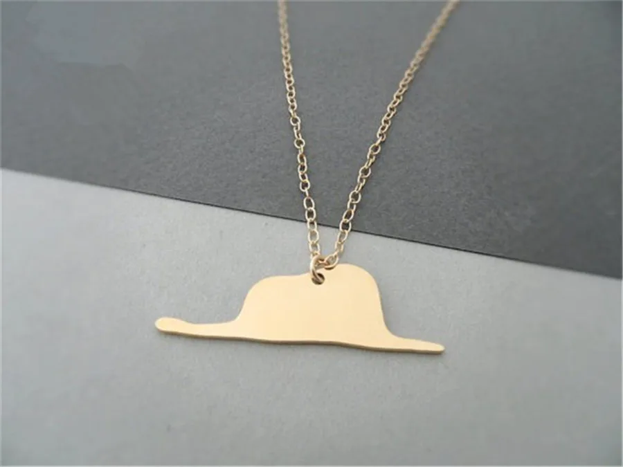 Little Prince Lucky Baby Elephant in Snake Shaped Neck Necklace Fairy Tale Story Cartoon Pendant Chain Collar Clavicle Choker